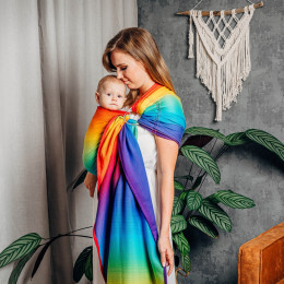 Lennylamb Sling Rainbow Baby - Écharpe de Portage Sling