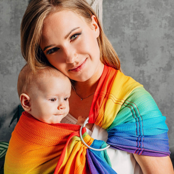 Lennylamb Sling Rainbow Baby - Écharpe de Portage Sling