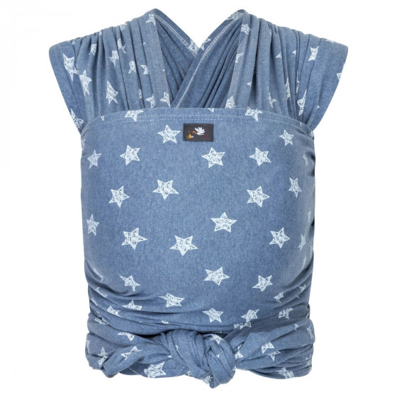 Hoppediz Blue Stars - Stretchy Baby Wrap
