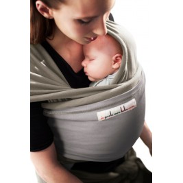 Echarpe Je Porte Mon Bébé Jpmbb Olive Poche Gris Clair