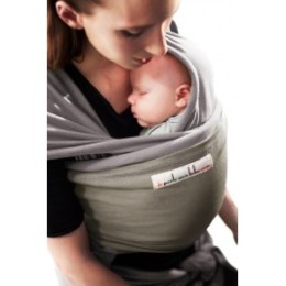 Echarpe Je Porte Mon Bébé Jpmbb Gris clair Poche Olive