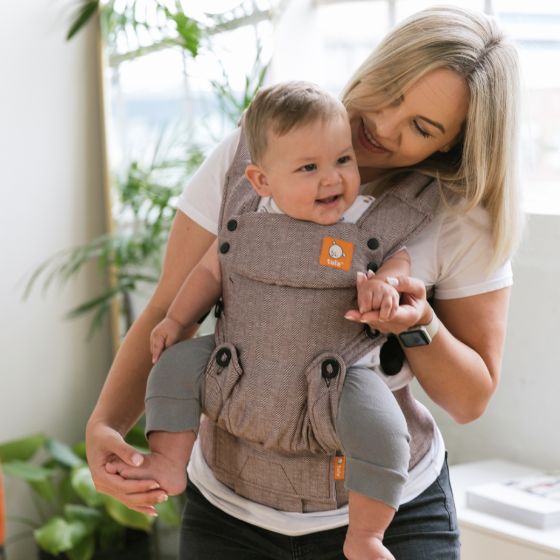 Tula Explore Linen Aubergine