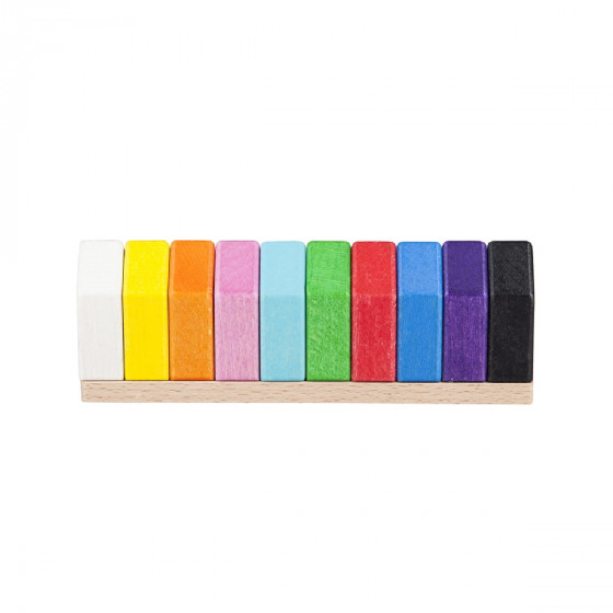 Counting houses LINEAR ABACUS - wooden toy Lobito