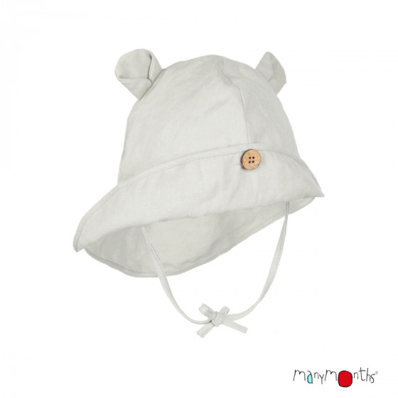 Manymonths Chapeau de soleil à oreilles d’ourson ajustable