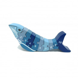 Puzzle Whales 1-10 wooden La Pachamama