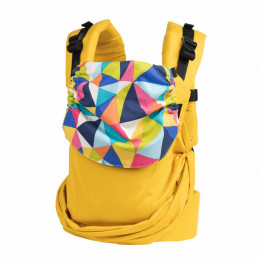 Emeibaby Easy Babysize Checkered Yellow- Porte-bébé hybride