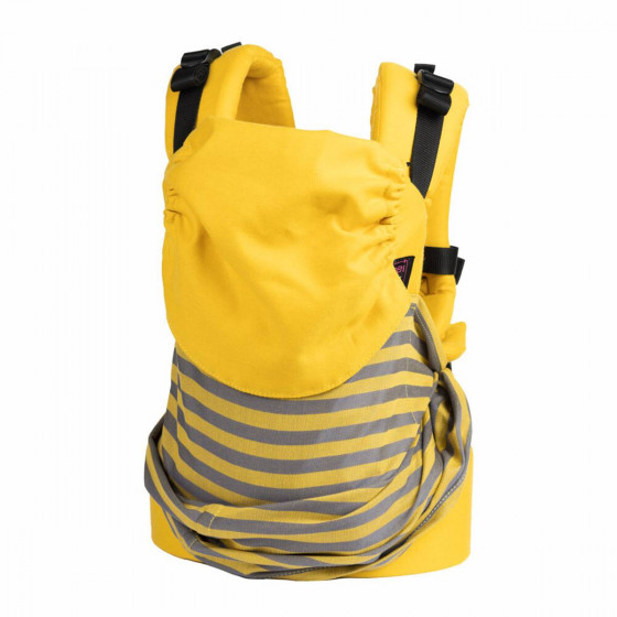 Emeibaby Easy Babysize Yellow Stripes - Porte-bébé hybride