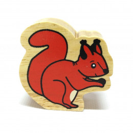 Belka l'écureuil - Figurine en bois recyclé La Pachamama