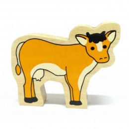 Gaya la vache - Figurine en bois recyclé La Pachamama