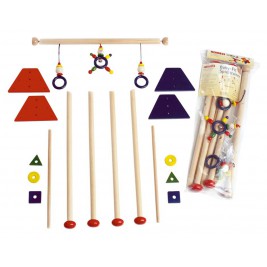 Portique d'activités rouge Heimess 739229