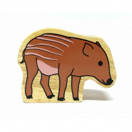 Jabato le Marcassin - Figurine en bois recyclé La Pachamama