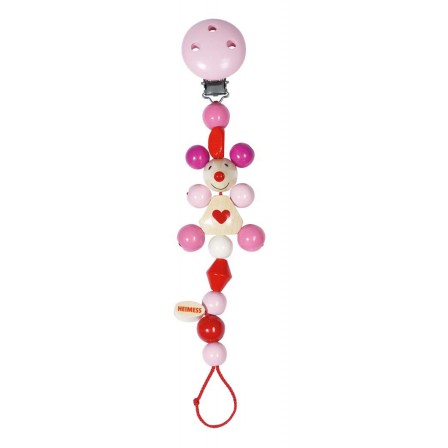 Accroche tétine souris rose Accroche tétine souris rose