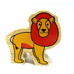 Raiona le Lion - Figurine en bois recyclé La Pachamama