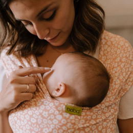 Boba Wrap Serenity Bambou Blush Meadow - Écharpe de Portage Extensible