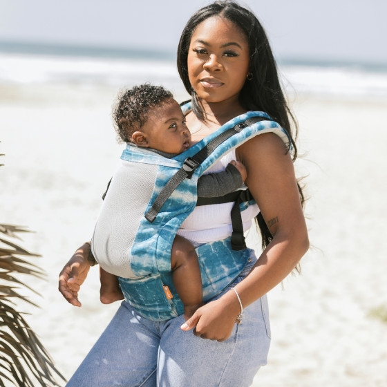 Tula Free To Grow Coast- Shoal - baby-carrier Micro-ventilated