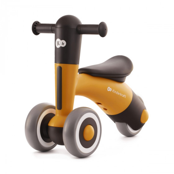 Kinderkraft MINIBI 2 en 1 draisienne et trotteur bébé honny yellow