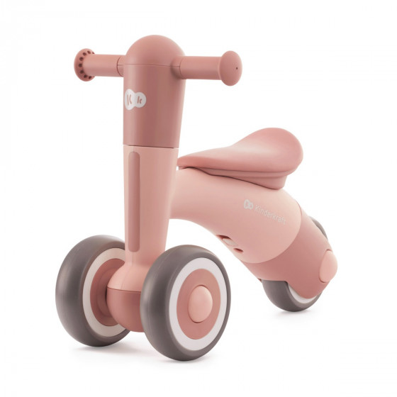 Kinderkraft MINIBI 2 en 1 draisienne et trotteur bébé candy pink rose