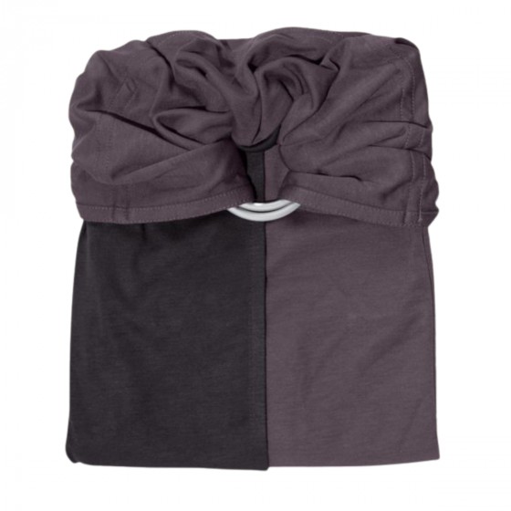 Little Wrap Without A Knot Charcoal Grey - Glazed Brown