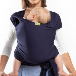 Boba Wrap Bleu Marine - Écharpe de Portage Extensible