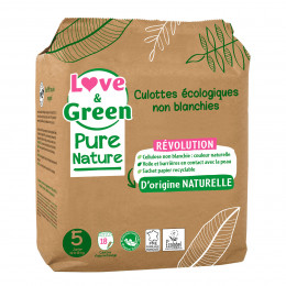 Love and Green Pure Nature 18 Culottes taille 5 (12 - 18kg)