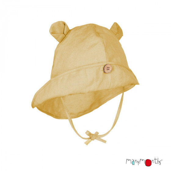 Manymonths Chapeau de soleil à oreilles d’ourson ajustable version light