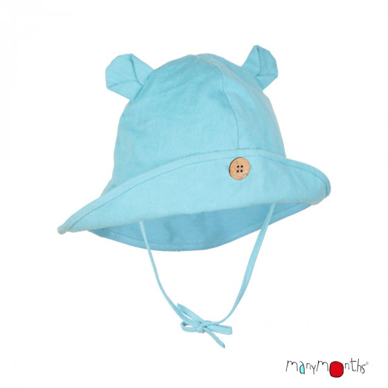 Manymonths Chapeau de soleil à oreilles d’ourson ajustable version light