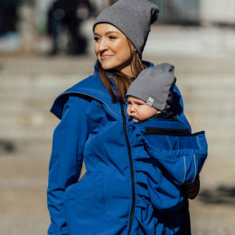 LennyLamb Manteau de portage en Softshell - Bleu