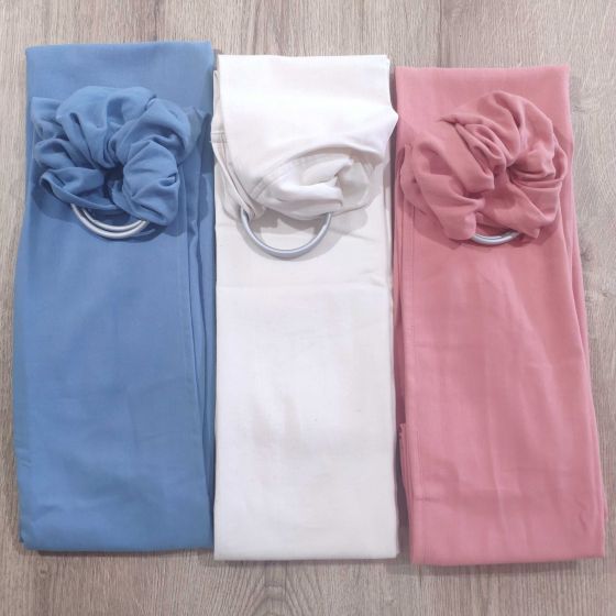 Naturioù Simply Sling Corail - écharpe de portage sans nœud