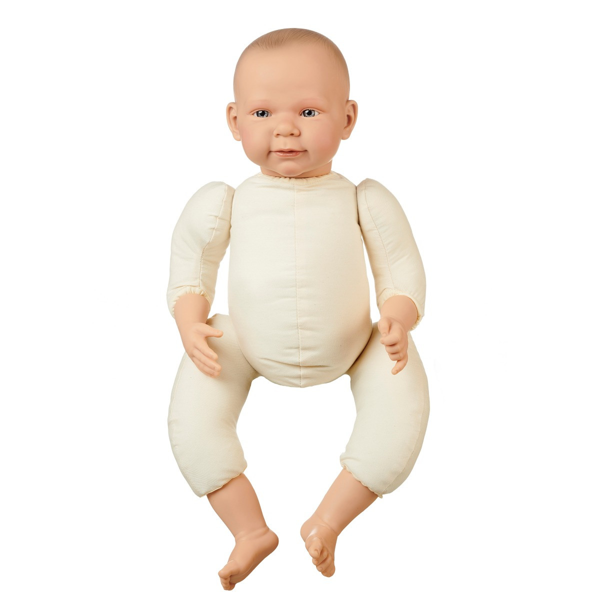 Poupon Poupée bébé 12 pouces intéractive silicone Doll nouveau-né