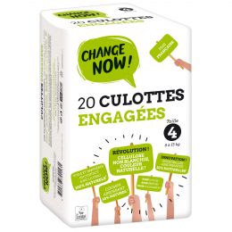 Change Now ! Couches culottes engagées Taille 4 x 20