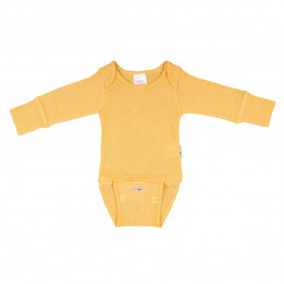 ManyMonths Natural Woollies Body/Shirt Long Sleeve all seasons - Fresh Loquat