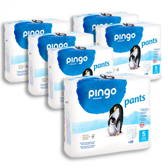 Pingo Pack 6x 28 Culottes d'apprentissage Junior Taille 5