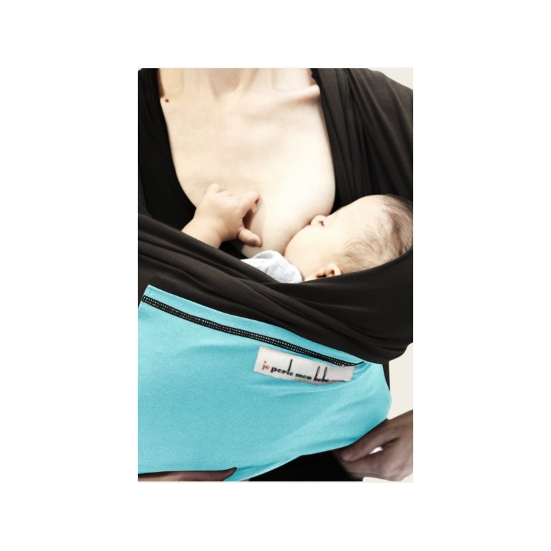 Love Radius Jpmbb Echarpe De Portage Originale Cafe Noir Turquoise