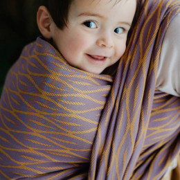 Little Frog Purple Flames Wrap