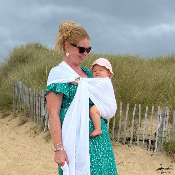 Naturioù R'Sling White - Ring Sling en Mesh