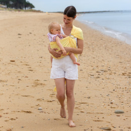 Naturioù R'Sling Yellow Pastel - Ring Sling en Mesh