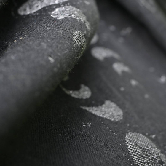 Yaro Luna Duo Black Grey Glam - Écharpe de portage tissée