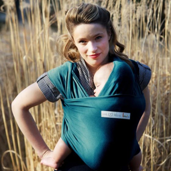 Love Radius Basic Bleu Rétro Écharpe en coton bio