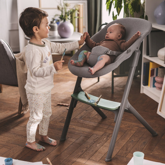 Kinderkraft Livy Chaise Haute Evolutive + Transat Calmee en Option