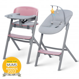 Kinderkraft Livy Chaise Haute Evolutive + Transat Calmee