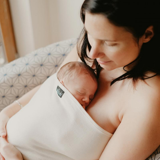 Néobulle Peau à Peau Perle - Écharpe de portage d'appoint