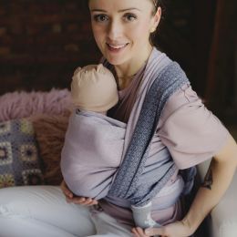 Little Frog Lovely Lavender baby wrap