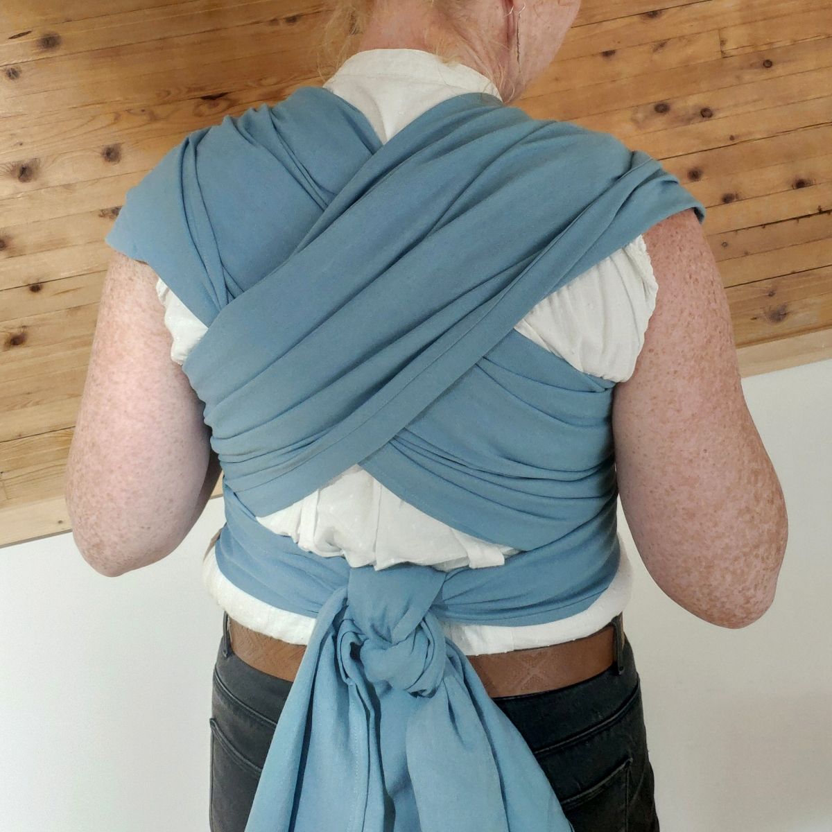 Naturiou Simply Wrap Denim - Écharpe de portage tissée Taille 3,6m
