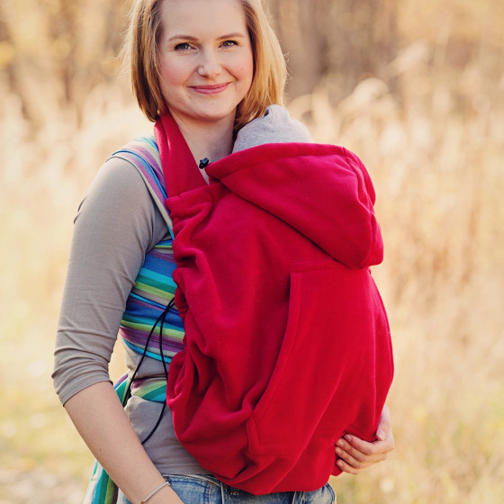 Little Frog Couverture Polaire de protection - Rouge