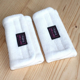 Emeibaby Protège-bretelles Blanc Tissu éponge