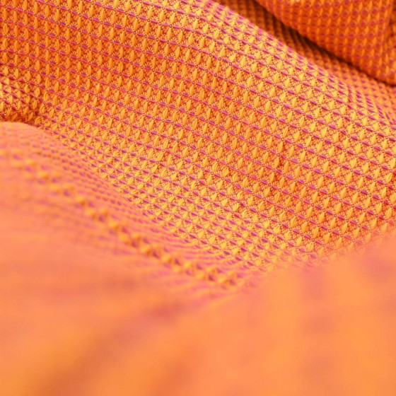 Yaro Waffles Yellow Pink - Écharpe de portage tissée