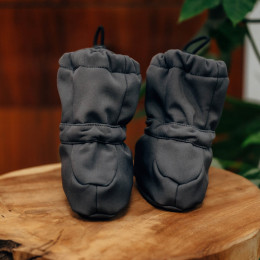 LennyLamb LennyBooties Babywearing Booties Softshell - Grey