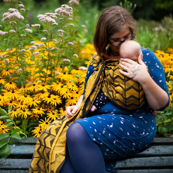 Hoppediz Ring Sling Amsterdam Yellow