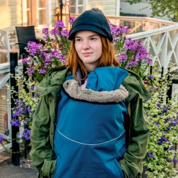 MaM Deluxe Softshell FleX Couverture de Portage Motif - Bleu / Gris