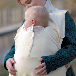 MaM Snuggle Babywearing Cover - Vanilla